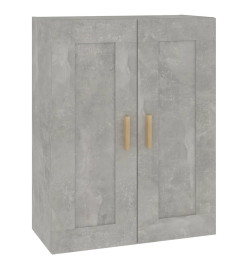 Armoire murale Gris béton 69,5x32,5x90 cm Bois d'ingénierie