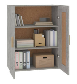 Armoire murale Gris béton 69,5x32,5x90 cm Bois d'ingénierie