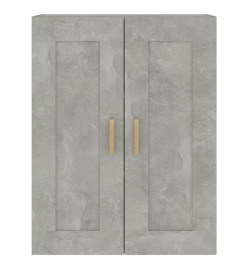 Armoire murale Gris béton 69,5x32,5x90 cm Bois d'ingénierie