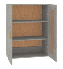 Armoire murale Gris béton 69,5x32,5x90 cm Bois d'ingénierie