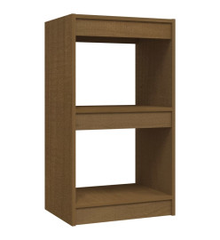 Bibliothèque Marron miel 40x30x71,5 cm Bois de pin massif