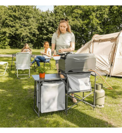 Travellife Cuisine de camping pliable Toledo gris foncé