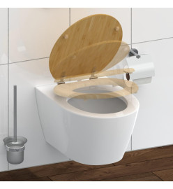 SCHÜTTE Siège de toilette fermeture en douceur NATURAL BAMBOO