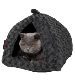 Jack and Vanilla Igloo pour animaux de compagnie Coal 37x37x37 cm