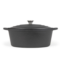 Livoo Casserole Ovale 34 cm 7 L Noir