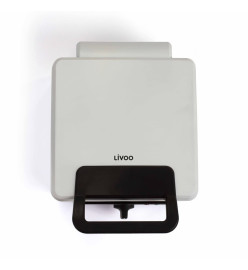 Livoo Gaufrier avec thermostat réglable 1200 W Blanc