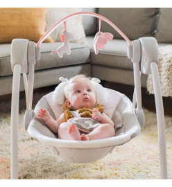 Ingenuity Balançoire bébé portable Comfort 2 Go Flora the Unicorn