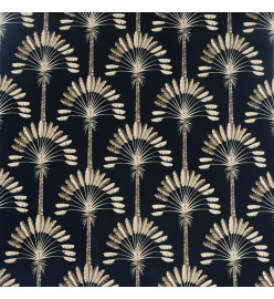 DUTCH WALLCOVERINGS Papier peint Palm Palace Noir et doré