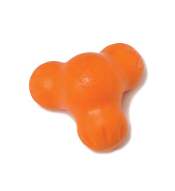 West Paw Jouet pour chiens avec Zogoflex Tux Orange mandarine L