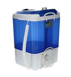 Mestic Lave-linge portable MW-100 Bleu et blanc 180 W