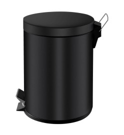 EKO Poubelle à pédale Classic 5 L Noir