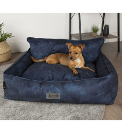 Scruffs & Tramps Lit pour chien Kensington M 60x50 cm Bleu marine