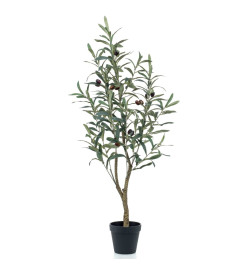 Emerald Olivier artificiel 90 cm en pot en plastique