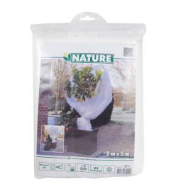 Nature Couverture polaire d'hiver 30 g/m² Blanc 2x5 m