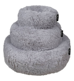 DISTRICT70 Lit pour animaux de compagnie FUZZ Gris clair L