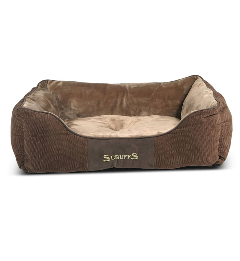 Scruffs & Tramps Lit pour animaux Chester Taille L 75x60cm Marron 1167