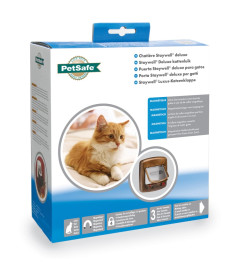 PetSafe Chatière magnétique 4 voies Deluxe 420 Marron 5006