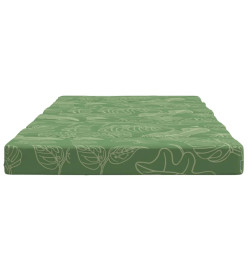 Coussins de chaise longue lot de 2 motif de feuilles