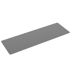 Tapis de couloir gris 60x180 cm