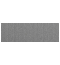 Tapis de couloir gris 60x180 cm