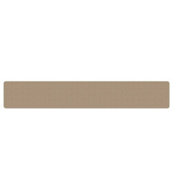 Tapis de couloir aspect sisal sable 50x300 cm