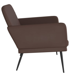 Banc Marron 107x80x81 cm Similicuir