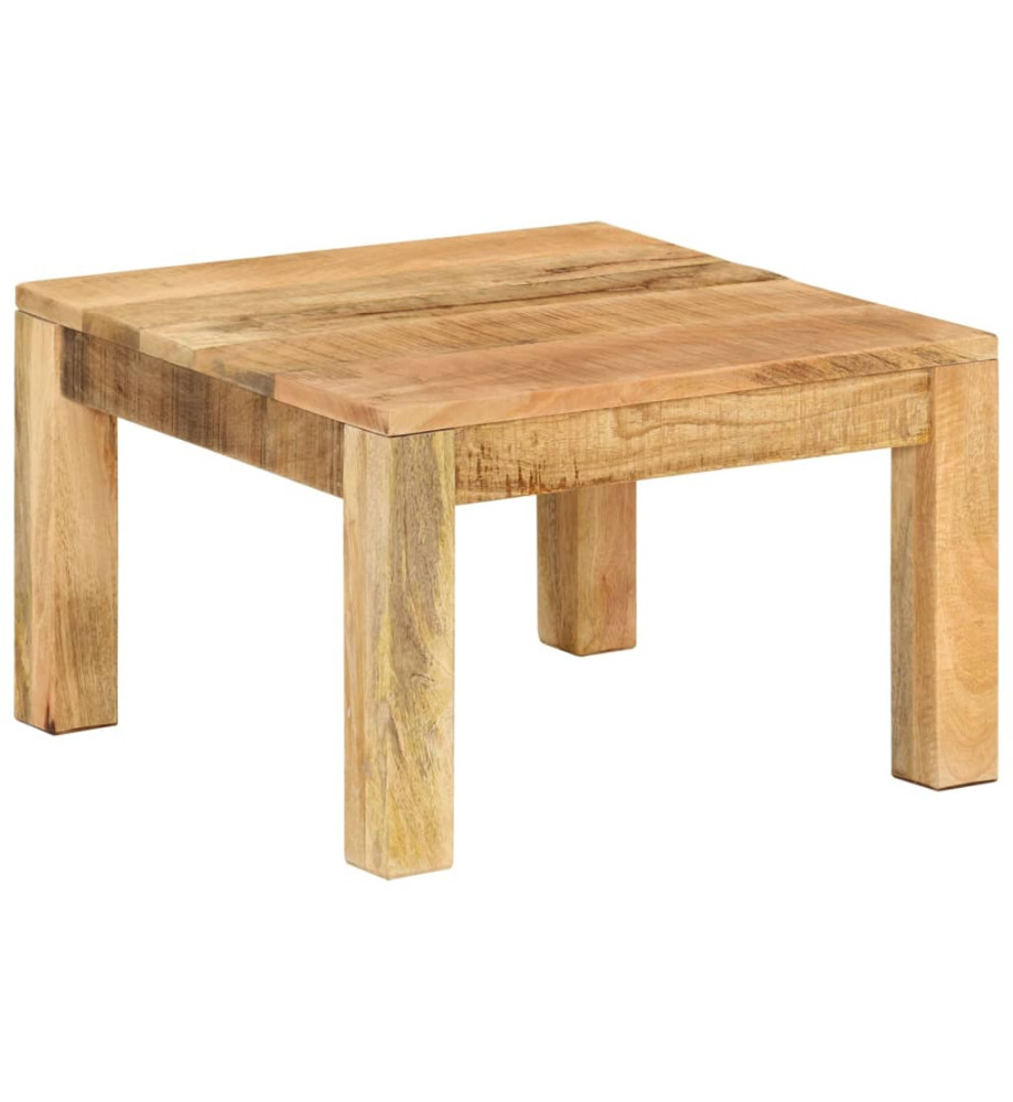 Table basse 55x55x35 cm Bois de manguier massif