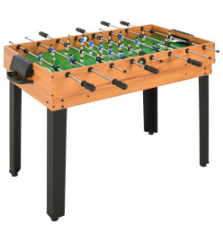 Table de jeu multiple 15 en 1 121x61x82 cm Érable