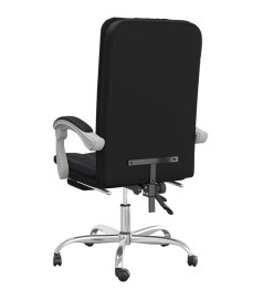 Fauteuil inclinable de bureau Noir Similicuir