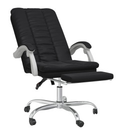 Fauteuil inclinable de bureau Noir Similicuir