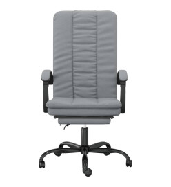 Fauteuil inclinable de bureau Gris clair Tissu