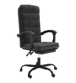 Fauteuil inclinable de bureau Noir Velours