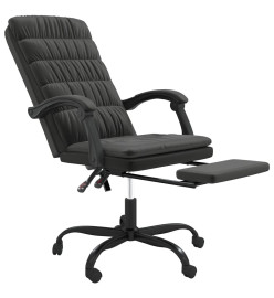 Fauteuil inclinable de bureau Noir Velours