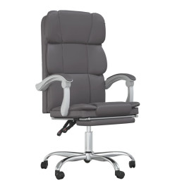 Fauteuil inclinable de bureau Gris Similicuir