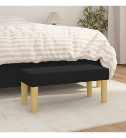 Banc Noir 70x30x30 cm Tissu