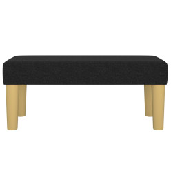 Banc Noir 70x30x30 cm Tissu