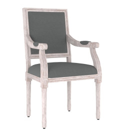 Fauteuil gris foncé 54x59x99 cm tissu