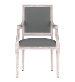 Fauteuil gris foncé 54x59x99 cm tissu