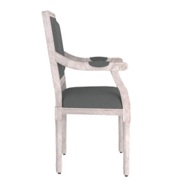 Fauteuil gris foncé 54x59x99 cm tissu