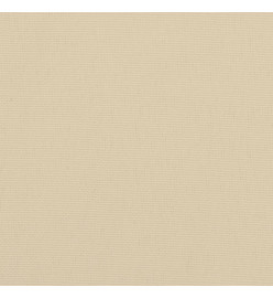 Coussins de banc de jardin 2 pcs beige 200x50x7 cm tissu Oxford