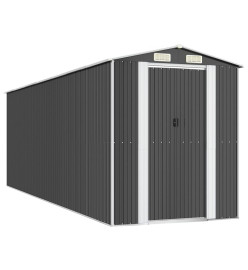 Abri de jardin Anthracite 192x606x223 cm Acier galvanisé