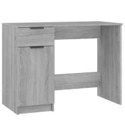 Bureau Sonoma gris 100x50x75 cm Bois d'ingénierie