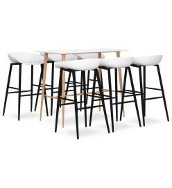 Ensemble de bar 7 pcs Blanc