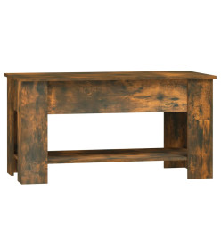 Table basse Chêne fumé 101x49x52 cm Bois d'ingénierie