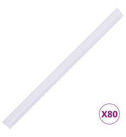 Écrans d'intimité de jardin 4 pcs PVC 35x0,19 m Blanc