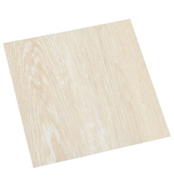 Planches de plancher autoadhésives 20 pcs PVC 1,86 m² Beige