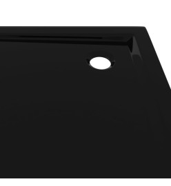 Receveur de douche carré ABS Noir 90x90 cm