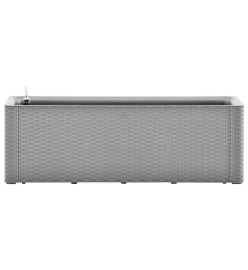 Lit surélevé de jardin avec système d'arrosage Gris 100x43x33cm