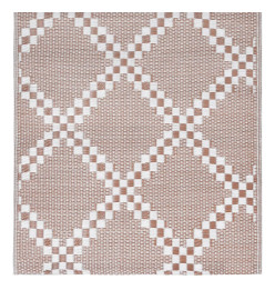 Tapis d'extérieur Marron 190x290 cm PP