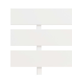 Cadre de lit Blanc Bois de pin massif 180 x 200 cm